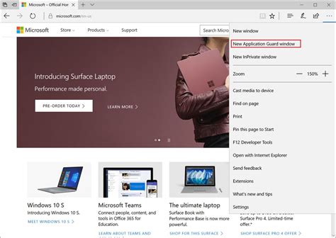 Microsoft Edge Gets Windows Defender Application Guard With Enterprise