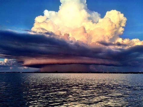 Florida Thunderstorm Moving In From Gulf Storm Chasing Clouds