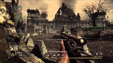 Call Of Duty Waw Sniper Clip Gameplay Youtube