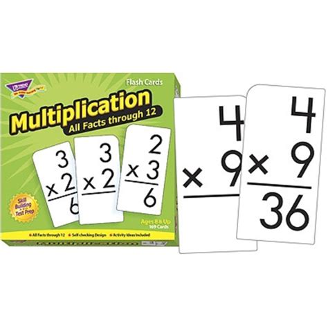 Multiplication All Facts Through 12 Skill Drill Flash Cards Mardel