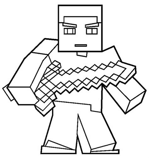 Desenhos De Minecraft Para Colorir E Imprimir