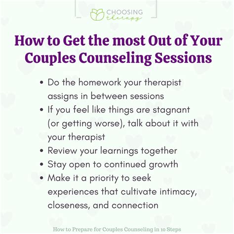 How To Prepare For Couples Counseling In 12 Steps