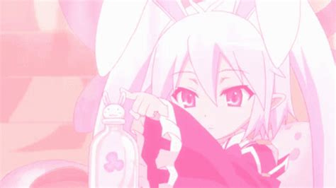 Pink Aesthetic Anime Bunny Girl  Uinona S