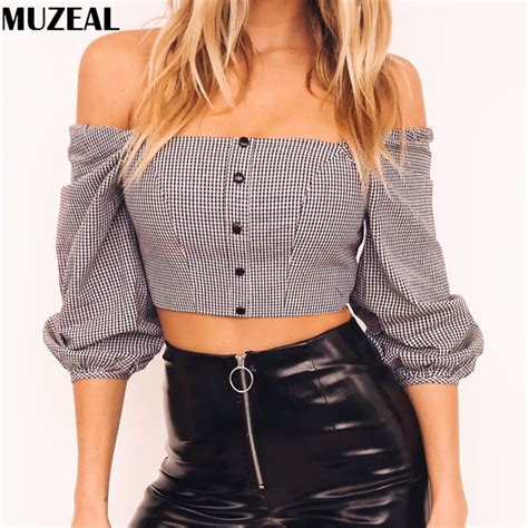 Muzeal New Arrival Stripe Single Breasted Woman Cropped Shirts Long