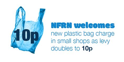 Nfrn Welcomes New Plastic Bag Charge In Small Shops As Levy Doubles To 10p