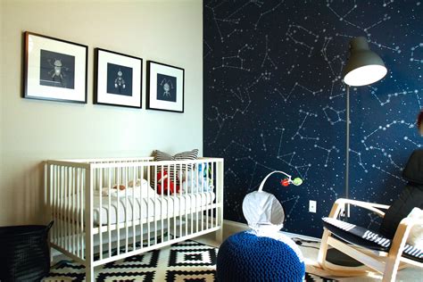Kaiven's Space Nursery - Project Nursery | Space nursery, Outer space nursery, Nursery