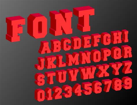 3d Free Fonts Download Wififlex