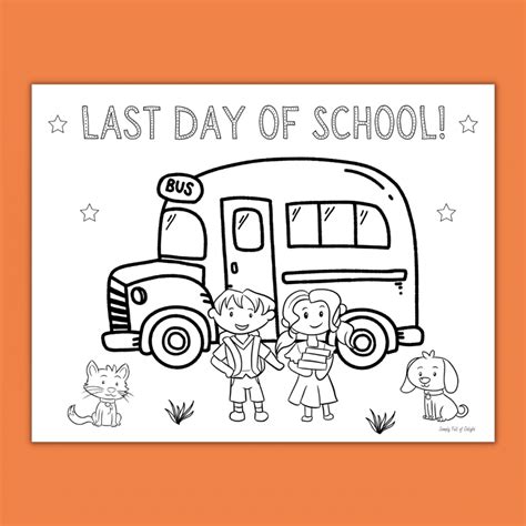 Last Day Of School Coloring Pages Free Printables