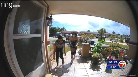 2 Women Captured On Camera Stealing Packages From Miramar Home Wsvn 7news Miami News