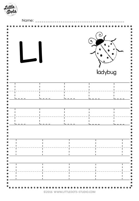 Upper and lower case letters. Free Letter L Tracing Worksheets