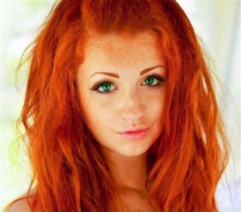 Best Hair Color For Green Eyes With Different Hairstyles This Season Red Hair Green Eyes