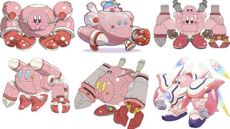 Kirby Planet Robobot último Lote De Artes Conceptuales Y Resultados