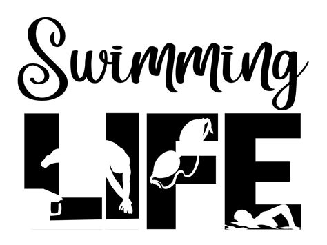 Free Swimming Life Svg File The Crafty Crafter Club