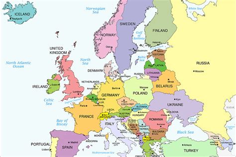 The Largest Countries In Europe Worldatlas Com