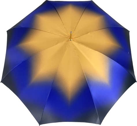 Luxurious Blue Umbrella Double Cloth Abstract Design Ilmarchesato