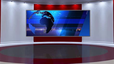 News Tv Studio Set Virtual Green Screen Background Loop Stock Images Porn Sex Picture
