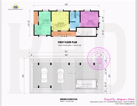 Kerala Home Design And Floor Plans 8000 Houses 885 Sq Ft India