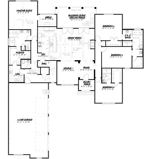 Hunt Cliff European Ranch Home Plan 155D-0014 | House ...