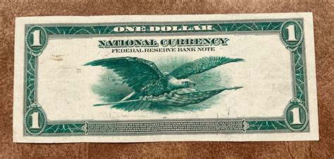 Fr708 1918 1 “green Eagle Federal Reserve Bank Boston Vf Ebay