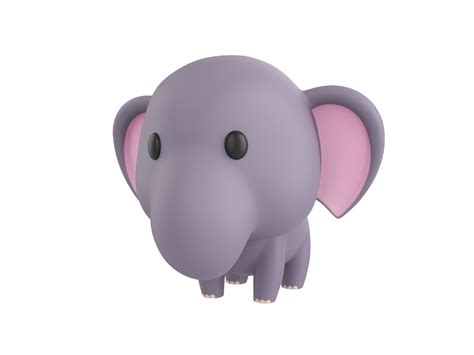 Elephant Character 3d Model Turbosquid 1663173
