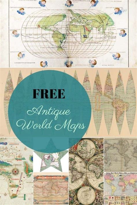 9 Wonderful Free Antique World Maps To Download Some Of These Ancient