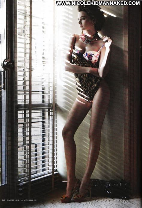 Miranda Kerr Harpers Bazaar Posing Hot Celebrity Magazine Babe Famous