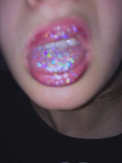 Aesthetic Blurry Glitter Grunge Lips Pale Pink Image 3475585