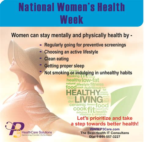 The National Womens Health Week Starts On Mothers Day Every Year And Motivates Women To