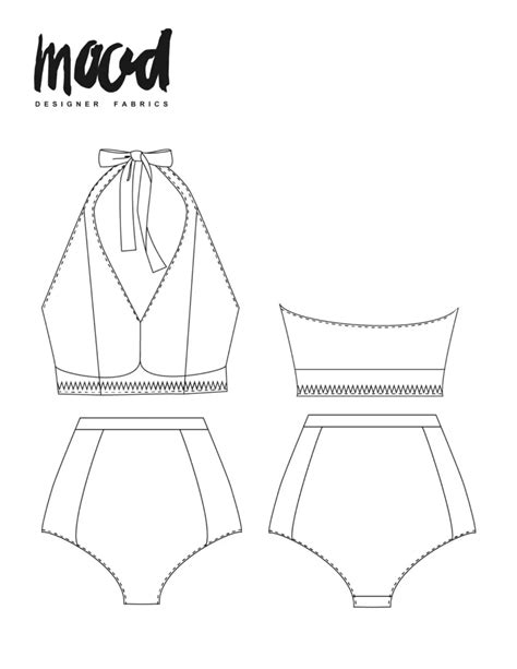Swimsuit Sewing Patterns Free Save 89 Bikini Pattern Top Triangle With