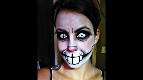 Halloween Series 2015 Creepy Rabbit 20 Makeup Tutorial Youtube