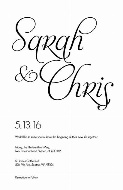 Printable Font Fancy Invitation Template Invites Invitations