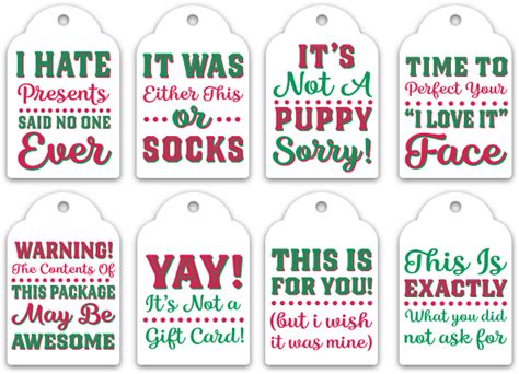 funny christmas quotes t tags bundle i hate presents said no one ever free svg file for