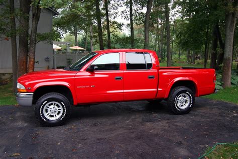 2000 Dodge Dakota Slt 4x4 47l Red