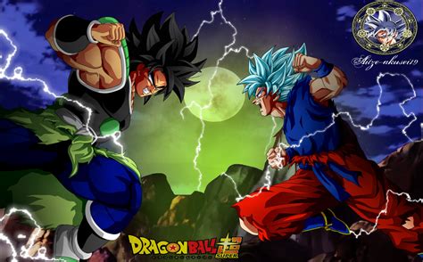 Dragon Ball Super Goku Vs Broly By Aitze Akusei19 On Deviantart