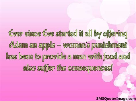 Womans Punishment Marriage Sms Quotes Image