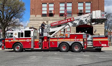 Fdnys New Tower Ladder 46 Seagrave Firefighternation Fire Rescue