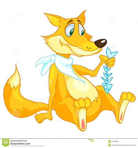 Cartoon Character Fox Stock Images Image 21878904