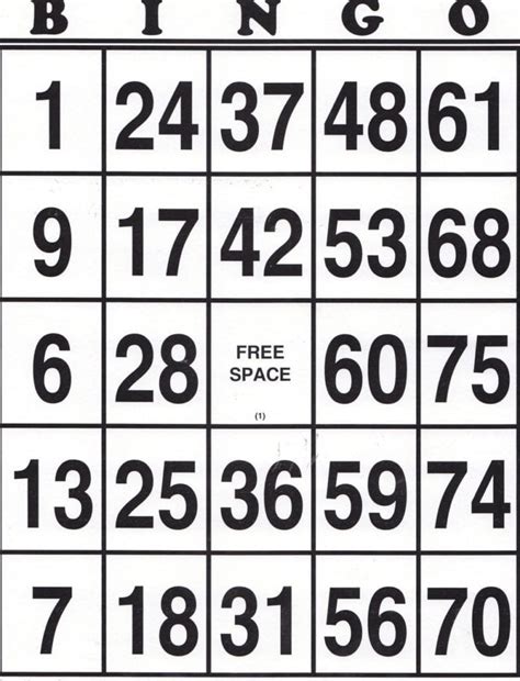100 Pack Ez Read Paper Bingo Cards Abbott Bingo Products Bingo