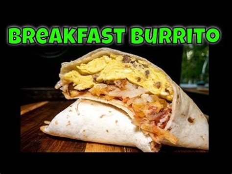 Sausage, Egg and Cheese Burrito on the Blackstone Griddle ...