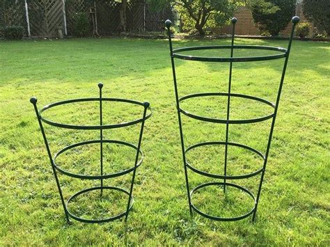 Plastic Coated Peony Cage Plant Support In 2 Sizes Etsy Plant