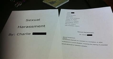 2 Page Essay On Sexual Harassment Challenge Accepted Imgur