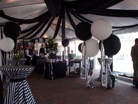 10 ideas for a black and white party decoomo