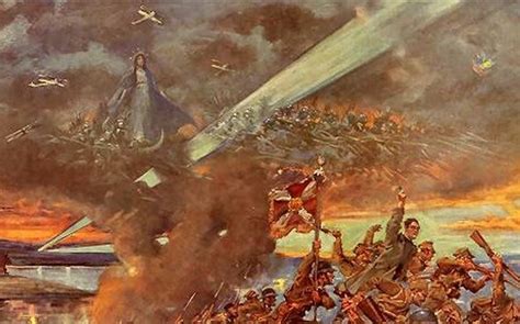 Przyglądając się tajemnicy cudu nad wisłą, wincenty łaszewski zwraca również uwagę to, jakie znaczenie dla naszej ojczyzny. Lance do boju, szable w dłoń, bolszewika goń, goń, goń ...