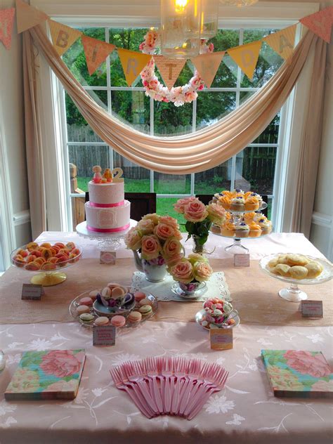 This is a quick recipe to wow company who drop by. Dessert Table, Birthday Banner, Decorations - Tea for Two ...