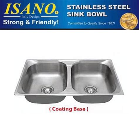 Bagaimana memilih sinki stainless steel yang baik? Stainless steel sink bowl / sinki 2 lubang stainless steel ...
