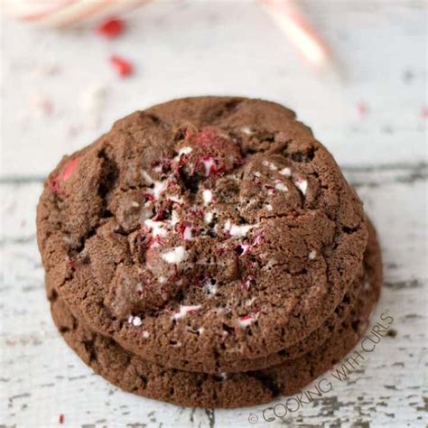 Triple Chocolate Peppermint Cookies Cooking With Curls