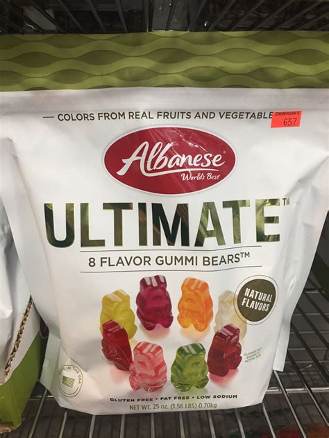 Ultimate 8 Flavor Gummi Bears By Albanese Zimmermans Nuts And Candies