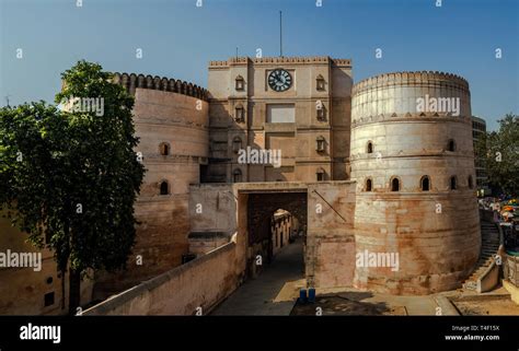 04 Nov 2017 Clock Tower On Entrance Bhadra Fort Part Of Old Ahmedabad