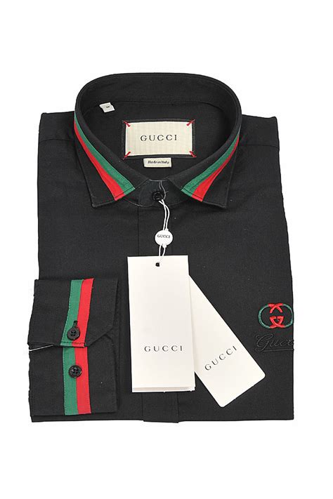 The gucci community shares the ideas of alessandro michele's creative vision of. Mens Designer Clothes | GUCCI men's dress shirt ...