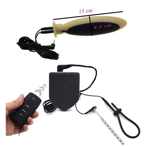 wireless remote control electric shock penis ring anal pulg cock rings electric shock catheter